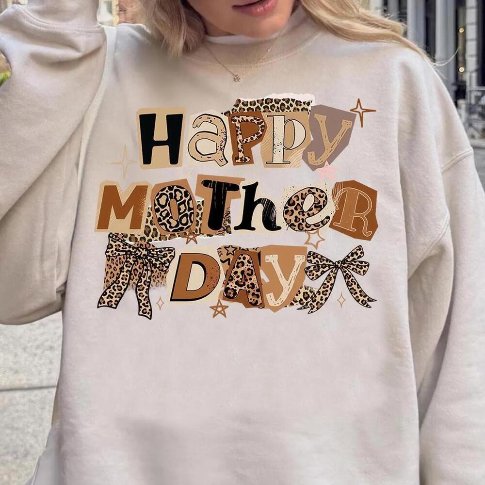 Happy Mothers Day Shirt, Leopard Mama Shirt, Retro Mama Life Shirt